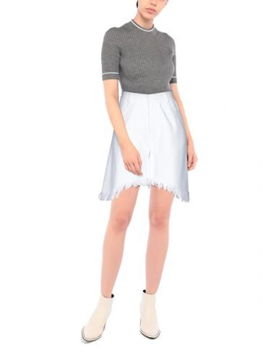 Shop Ksenia Schnaider Denim Shorts In White