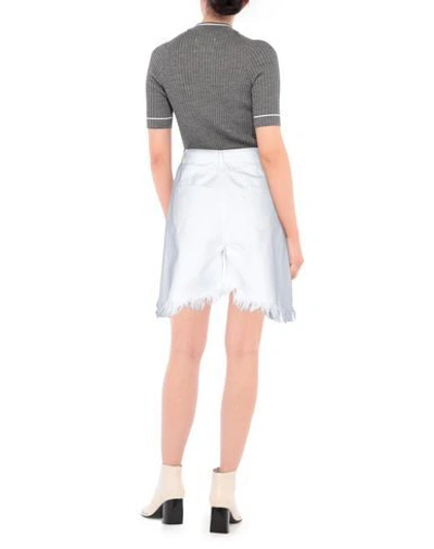 Shop Ksenia Schnaider Denim Shorts In White