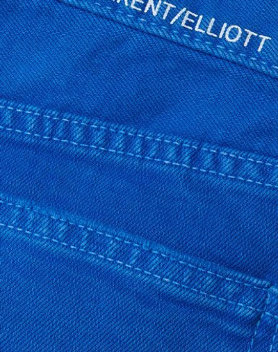 Shop Current Elliott Denim Shorts In Bright Blue