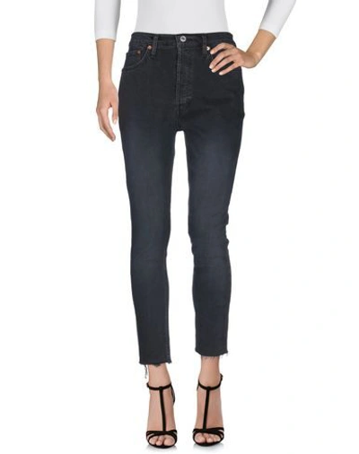 Shop Re/done Woman Jeans Black Size 31 Cotton, Elastane