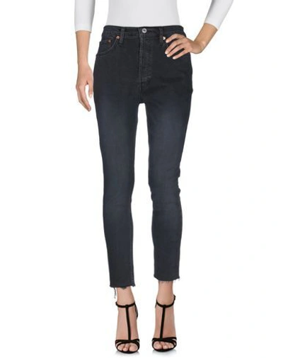 Re/done Jeans In Black