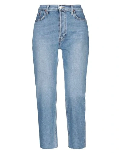 Shop Re/done Woman Jeans Blue Size 30 Cotton, Polyester, Elastane