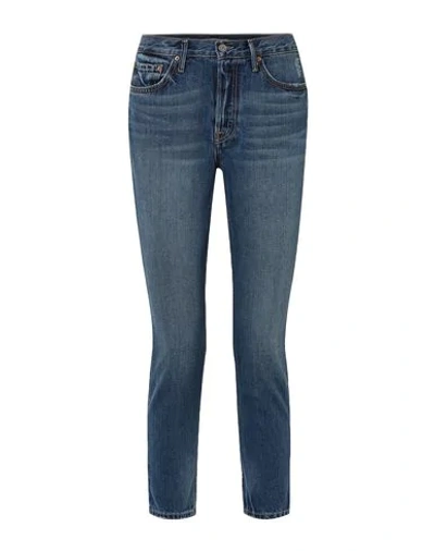 Shop Grlfrnd Woman Jeans Blue Size 32 Recycled Cotton