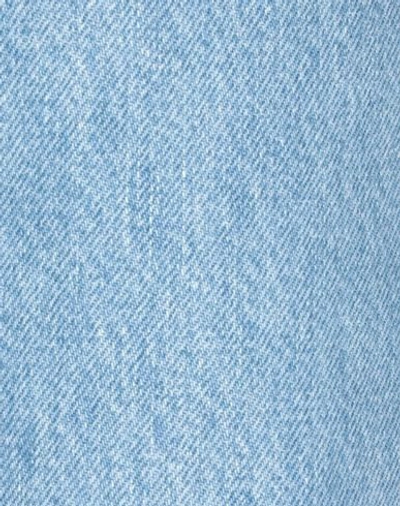 Shop Gcds Woman Denim Pants Blue Size M Cotton