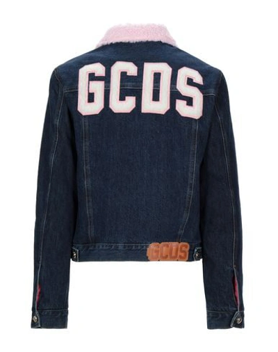 Shop Gcds Denim Outerwear In Blue