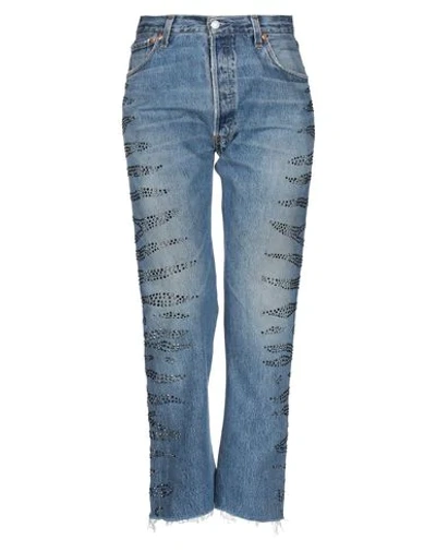 Shop Re/done With Levi's Jeans In Blue
