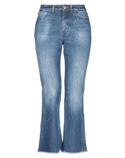 Shop Pt05 Pt Torino Woman Jeans Blue Size 31 Cotton, Rubber