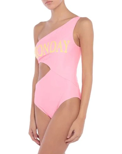 Shop Alberta Ferretti One-piece Swimsuits In Pink