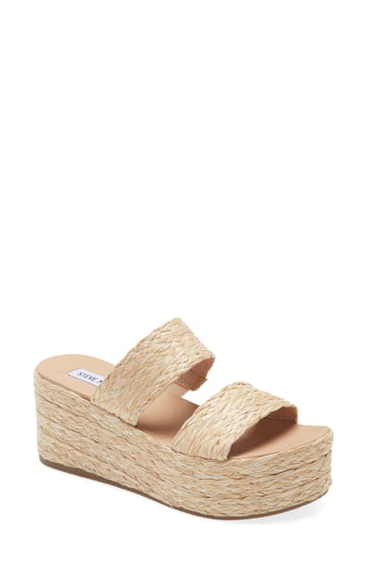 steve madden raffia wedge