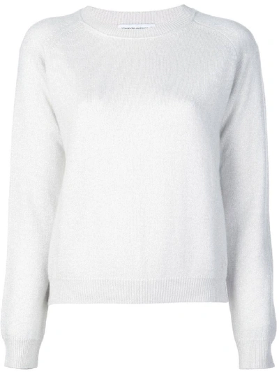 Shop Alexandra Golovanoff Moon Mila Cashmere Sweater In White
