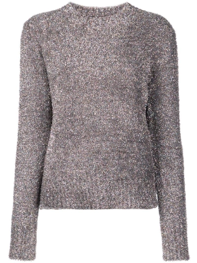 Shop Sies Marjan Textured Knit Sweater In Grey