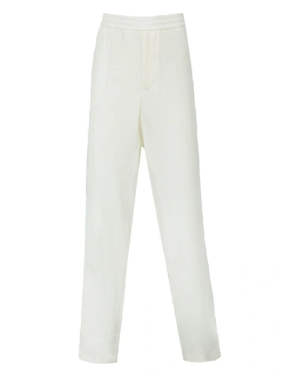 Shop Valentino Side Stripe Track Pants In White