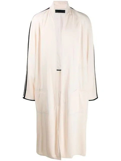 Shop Haider Ackermann Long Robe Coat In Neutrals