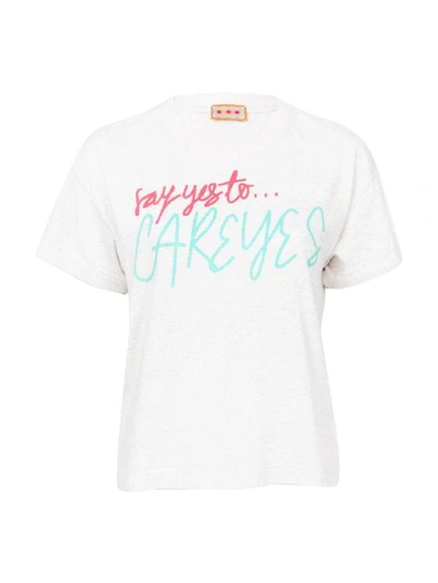 Shop Lhd Say Yes To Careyes T-shirt In White