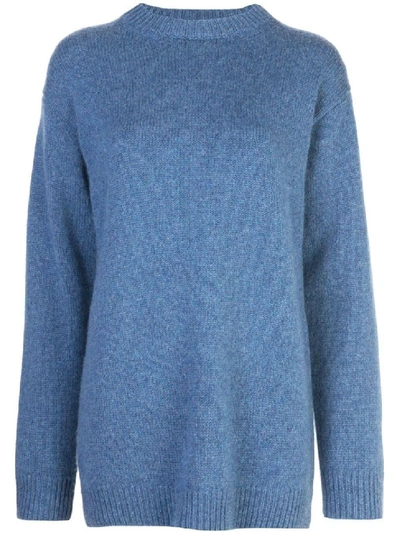 Shop The Row Cashmere Vaya Top In Blue