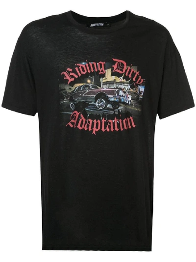 Shop Adaptation Riding Dirty T-shirt In Black