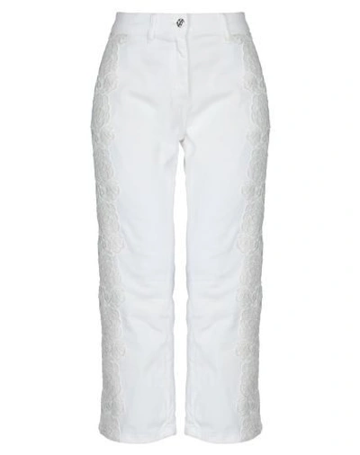 Shop Blumarine Jeans In White