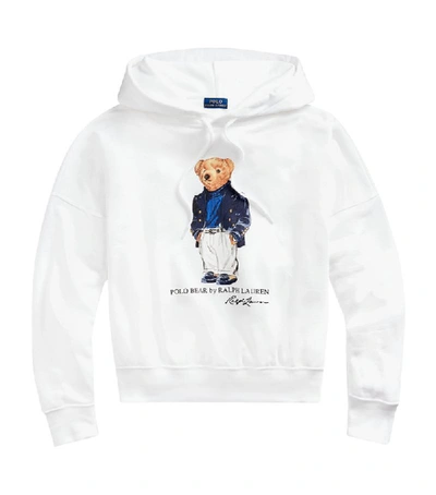 Ralph Lauren Polo Bear Fleece Hoodie In White | ModeSens