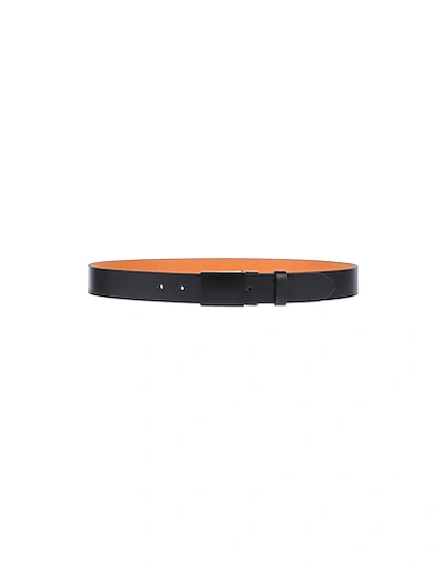 Shop Fred Perry Leather Belt In Black
