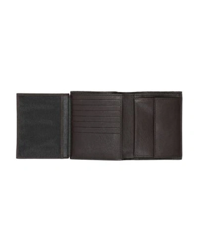 Shop Piquadro Wallets In Dark Brown