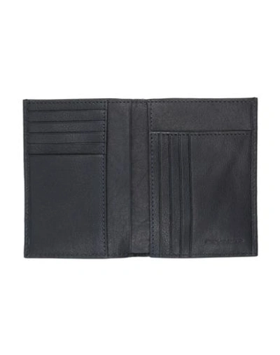 Shop Piquadro Wallet In Dark Blue