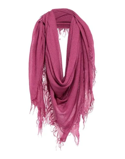 Shop Drumohr Square Scarf In Mauve