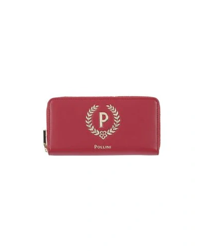 Shop Pollini Wallet In Red