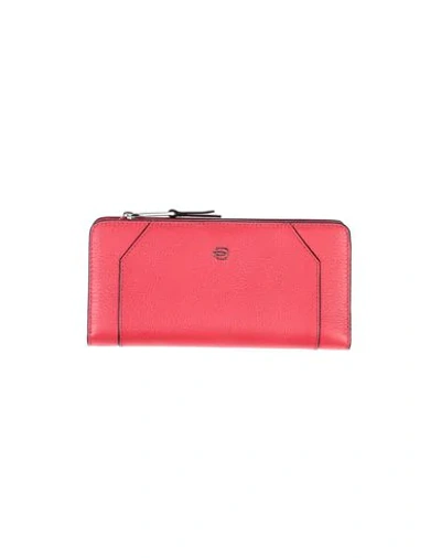 Shop Piquadro Wallets In Red