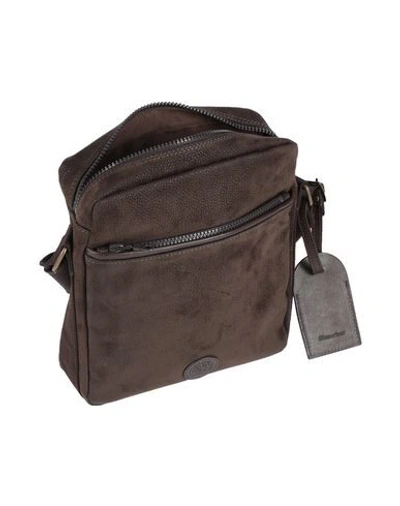 Shop Timberland Cross-body Bags In Dark Brown