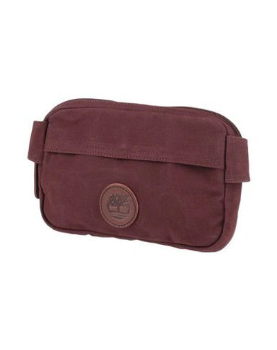 Shop Timberland Backpack & Fanny Pack In Maroon