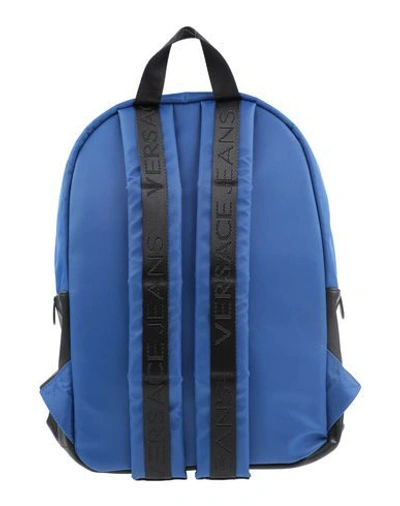 Shop Versace Jeans Backpack & Fanny Pack In Blue