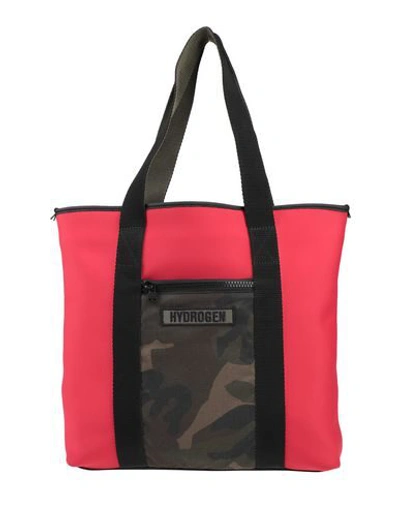 Shop Hydrogen Handbag In Red