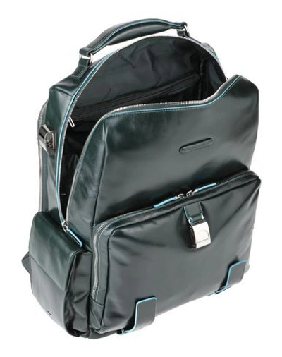 Shop Piquadro Backpack & Fanny Pack In Dark Green