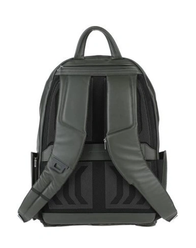 Shop Piquadro Backpacks & Fanny Packs In Military Green