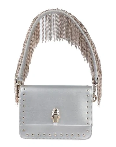 Shop Cavalli Class Handbags In Silver