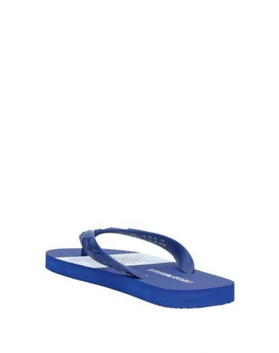 Shop Emporio Armani Flip Flops In Blue