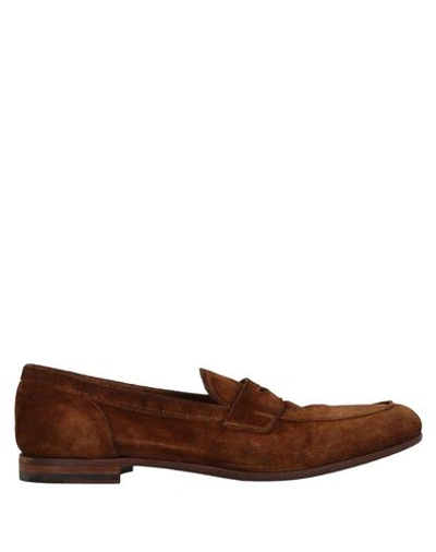 Shop Crispiniano Loafers In Brown