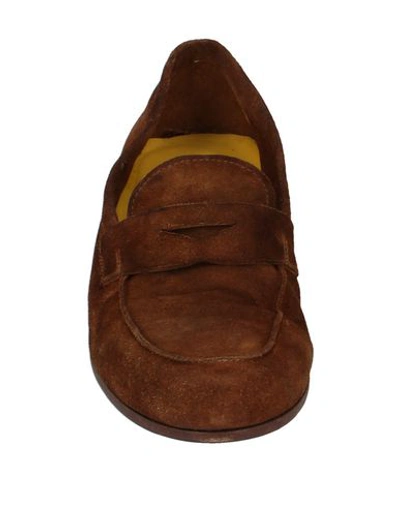 Shop Crispiniano Loafers In Brown