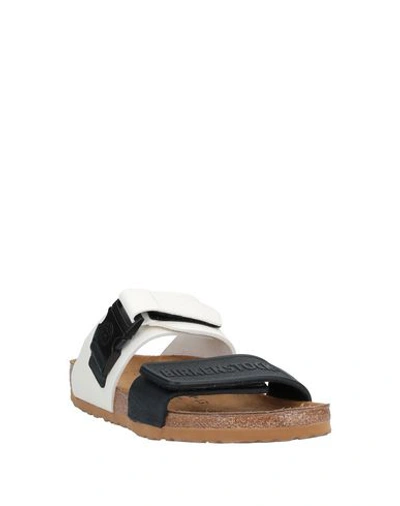 Shop Rick Owens X Birkenstock Man Sandals Black Size 9 Soft Leather, Rubber