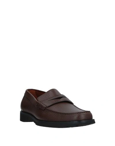 Shop A.testoni Loafers In Cocoa