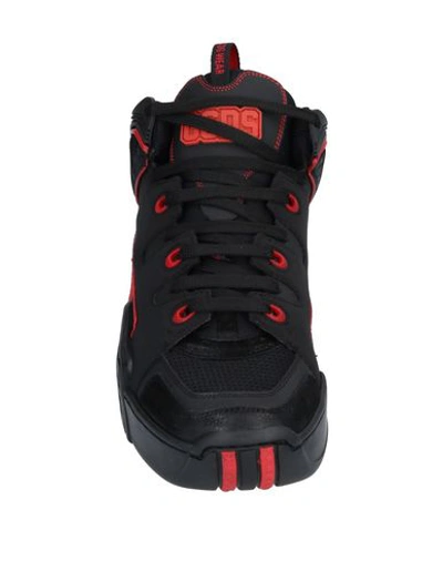 Shop Gcds Man Sneakers Black Size 7 Textile Fibers