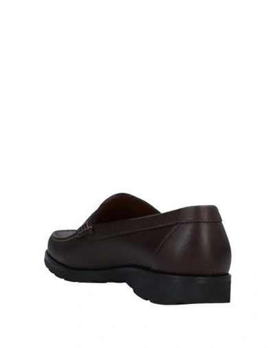 Shop A.testoni Loafers In Dark Brown