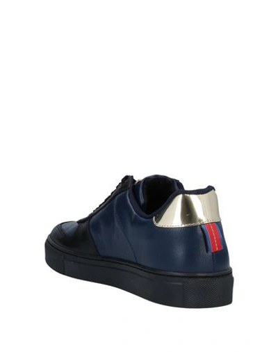 Shop A.testoni Sneakers In Dark Blue