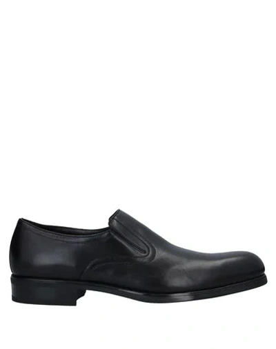 Shop A.testoni Loafers In Black