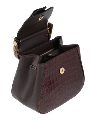 Shop Nico Giani Handbag In Dark Brown