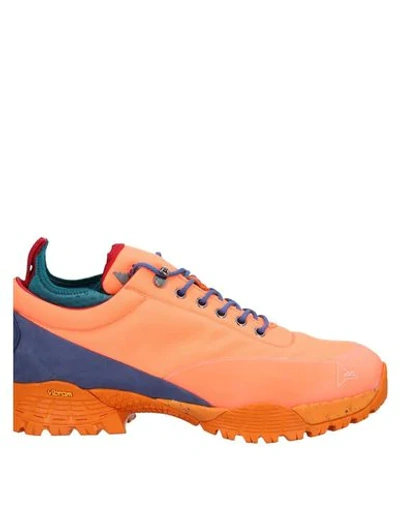 Shop Roa Sneakers In Orange