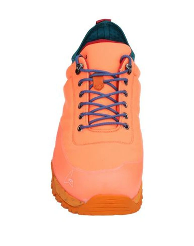 Shop Roa Sneakers In Orange