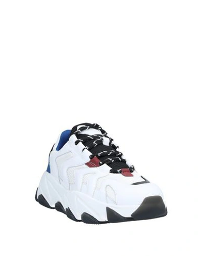 Shop Ash Man Sneakers White Size 7 Soft Leather, Textile Fibers