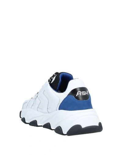 Shop Ash Man Sneakers White Size 7 Soft Leather, Textile Fibers