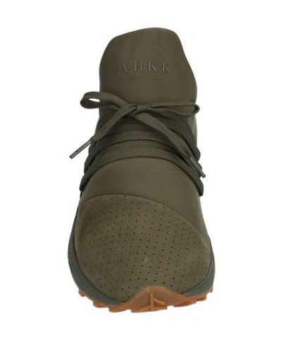 Shop Arkk Copenhagen Sneakers In Military Green